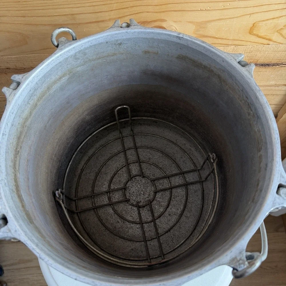 All American 12qt UNTESTED Canner Pressure Cooker Aluminum Pot Vintage + Parts